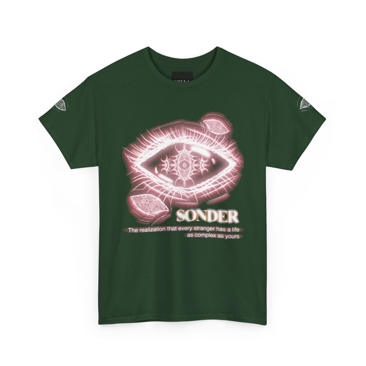 Sonder Gothic Eye T-Shirt | Unisex Aesthetic Graphic Tee | Dark Academia Alt Streetwear | Meaningful Art | Erena
