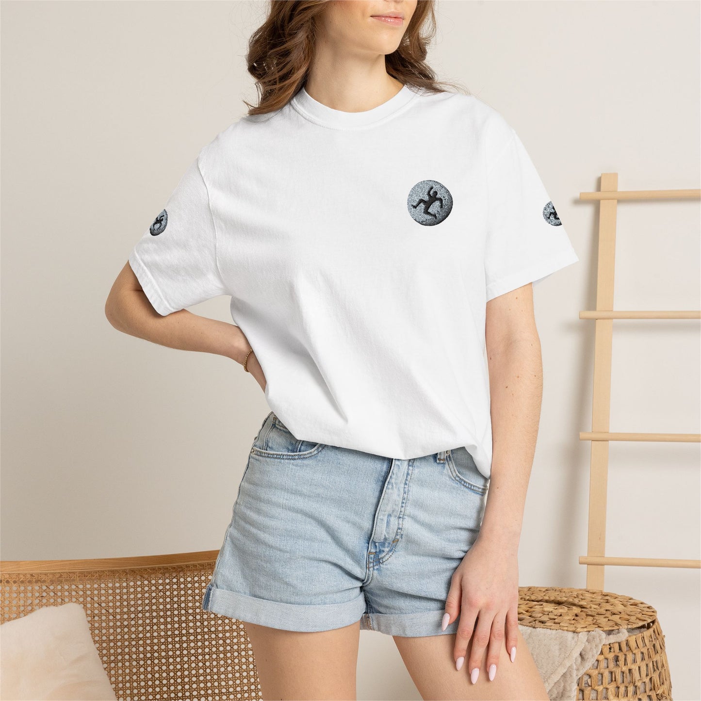 LIBERATION T-shirt | Small Chest & Sleeve Moon Artwork