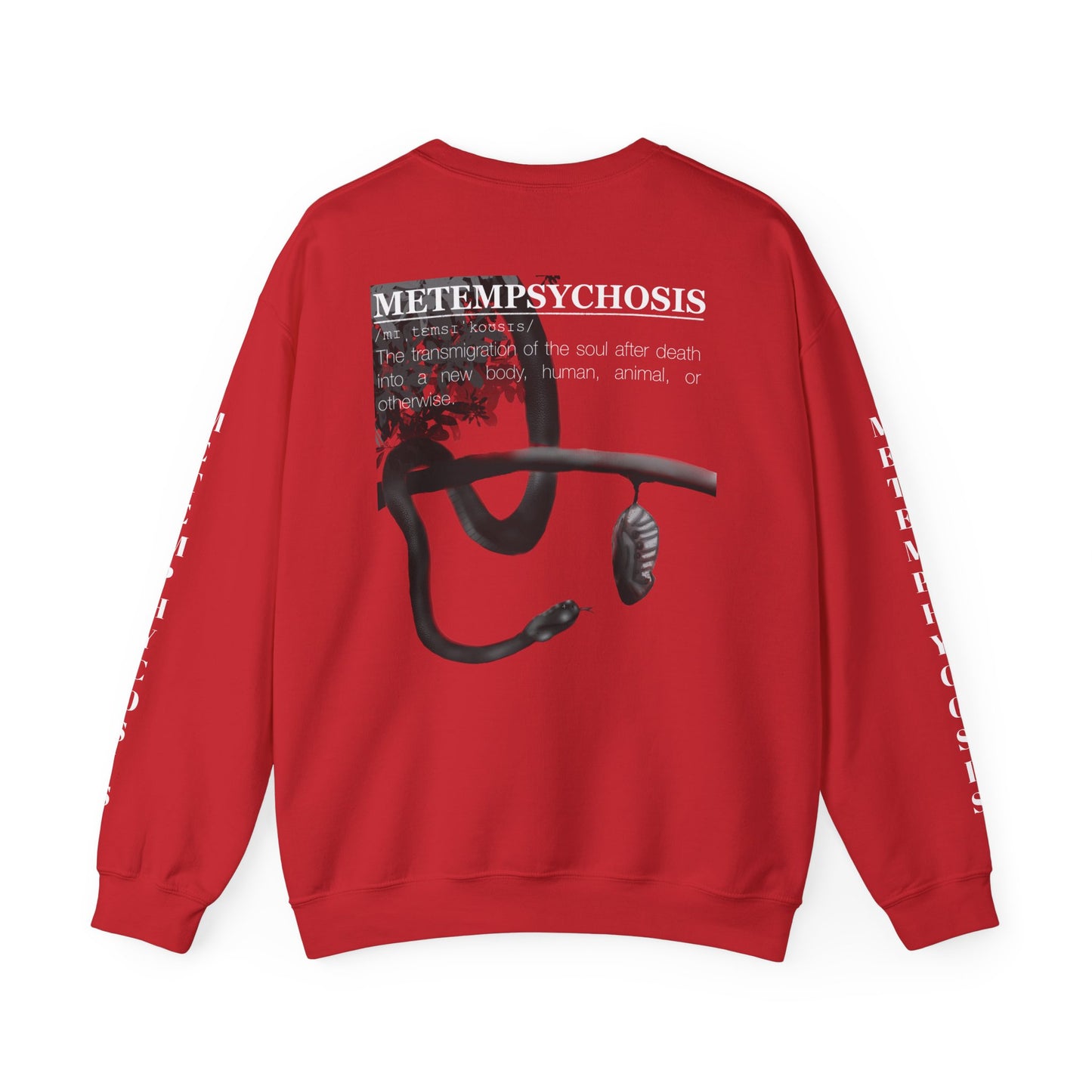 Metempsychosis Snake & Mirror Crewneck Sweatshirt