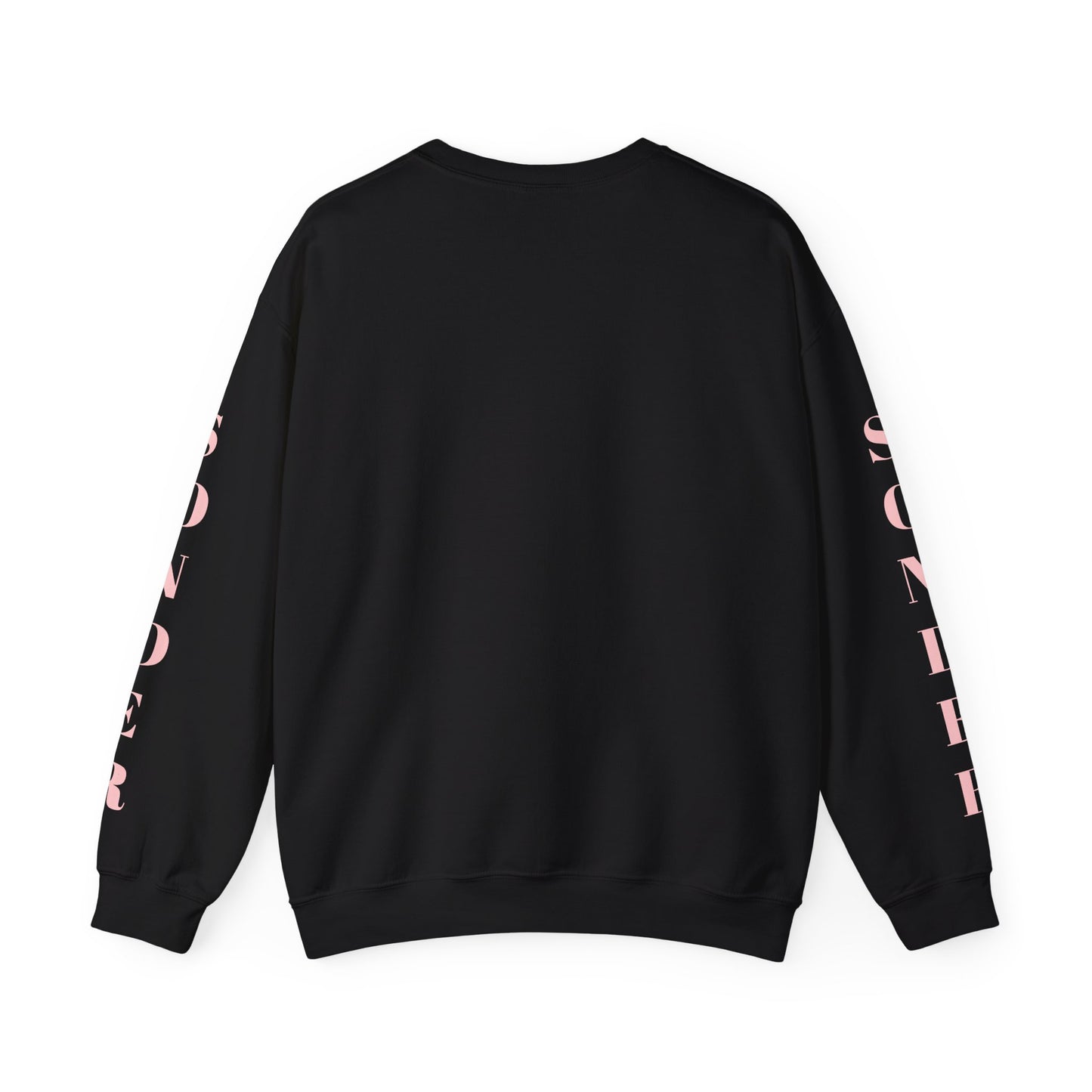 Sonder eye graphic Sweatshirt | poetic text sleeve crewneck