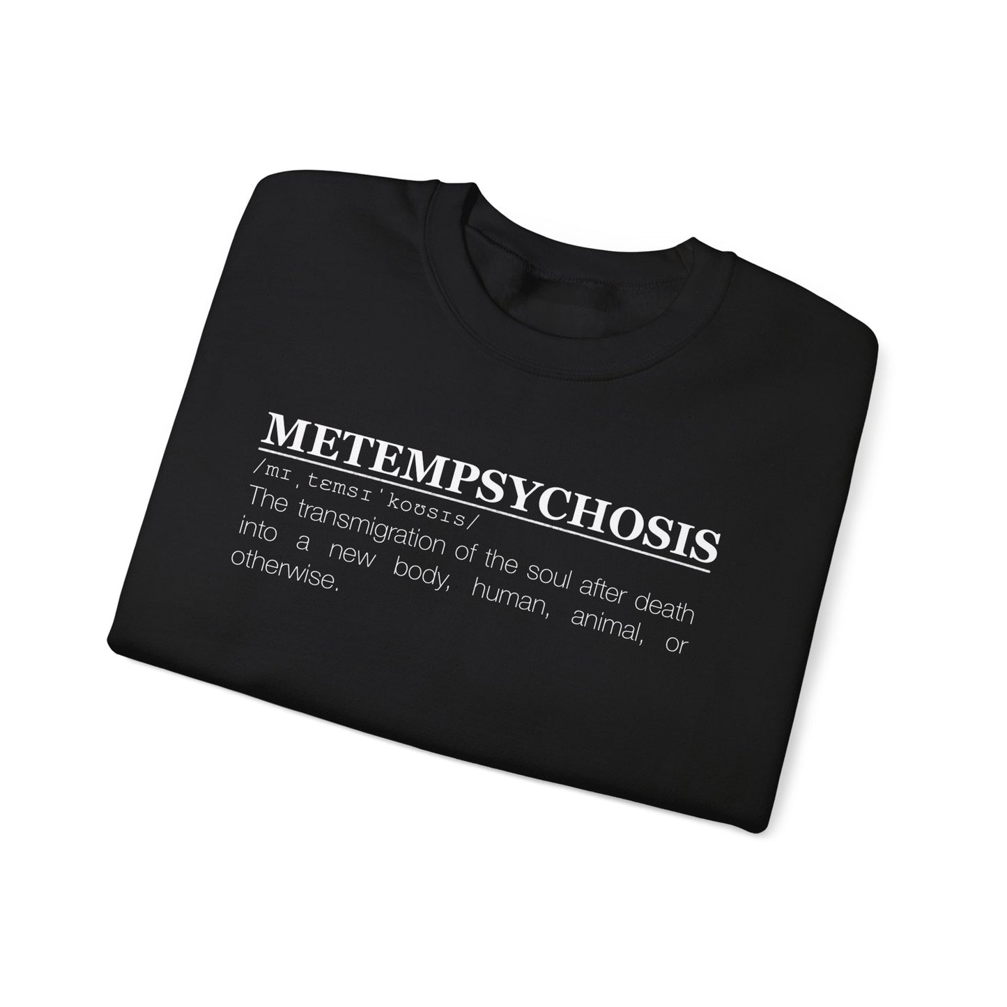 Metempsychosis Snake & Mirror Crewneck Sweatshirt