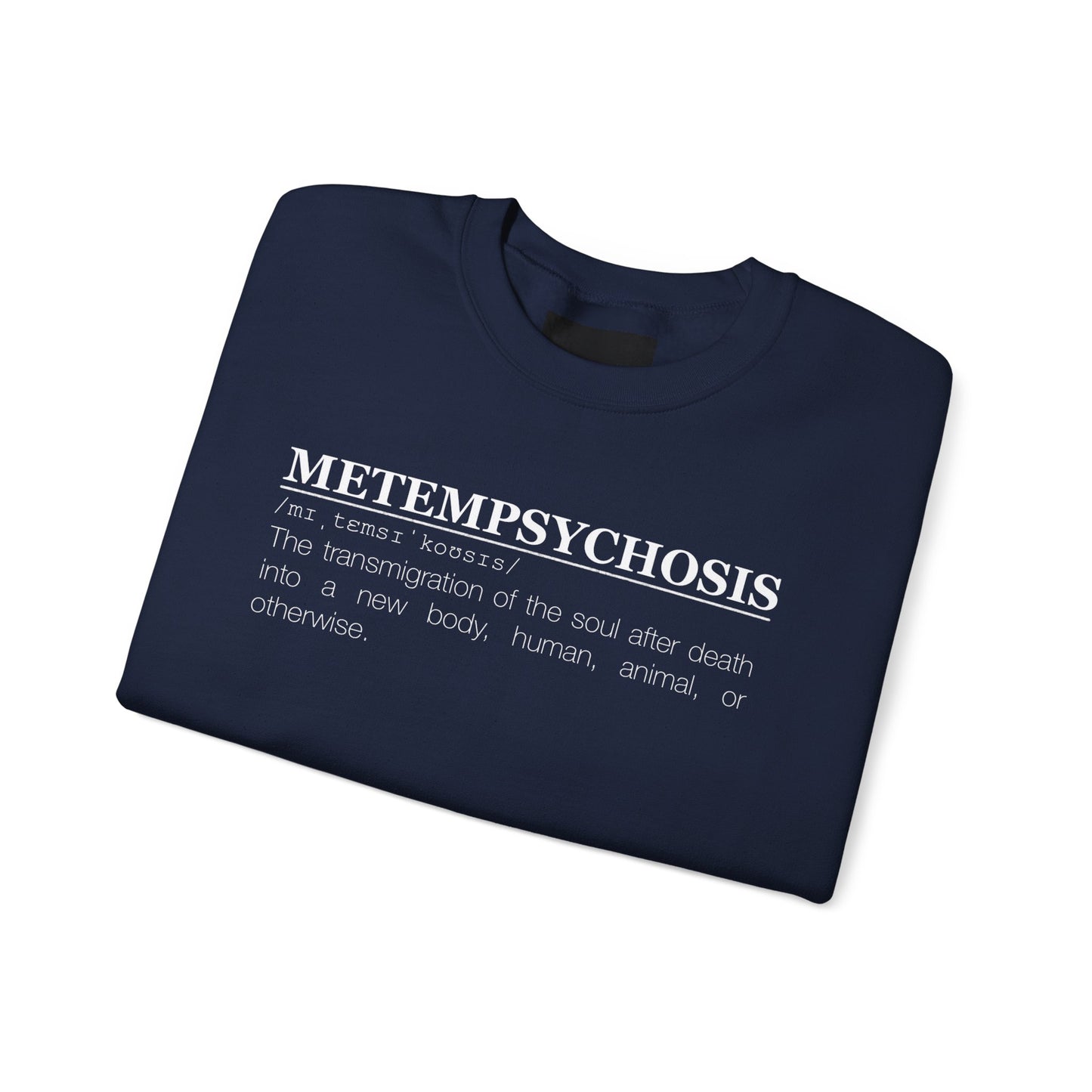 Metempsychosis Snake & Mirror Crewneck Sweatshirt