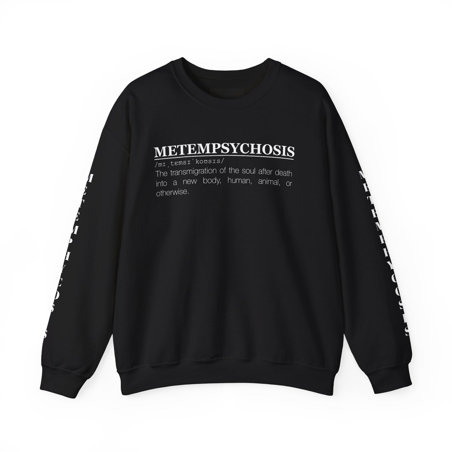 Metempsychosis Snake & Mirror Crewneck Sweatshirt