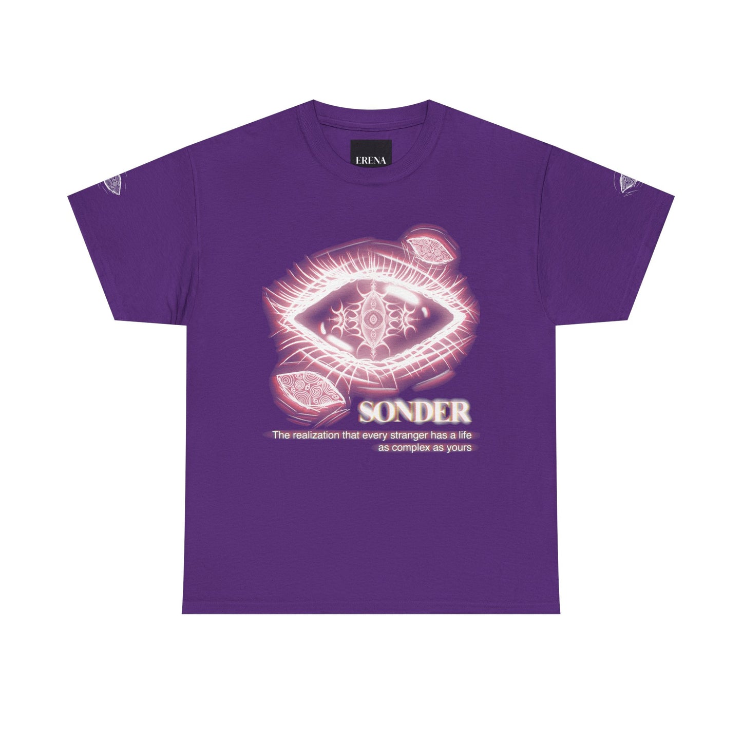 Sonder Gothic Eye T-Shirt | Unisex Aesthetic Graphic Tee | Dark Academia Alt Streetwear | Meaningful Art | Erena