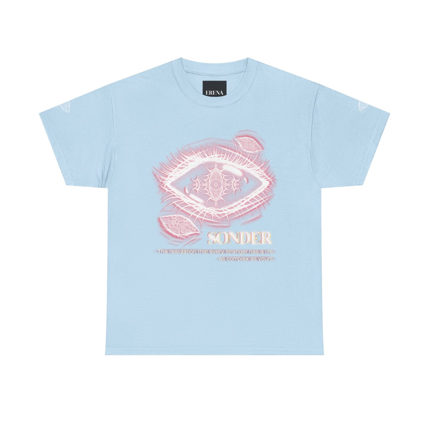 Sonder Gothic Eye T-Shirt | Unisex Aesthetic Graphic Tee | Dark Academia Alt Streetwear | Meaningful Art | Erena