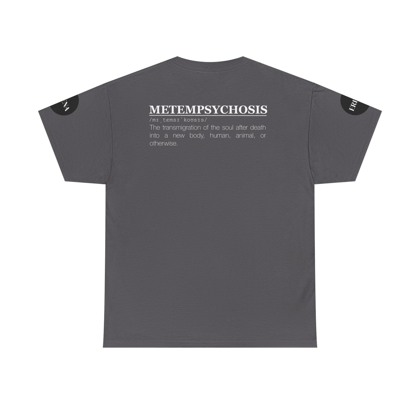 Metempsychosis Snake Illustration Tee | Monochrome Botanical Art
