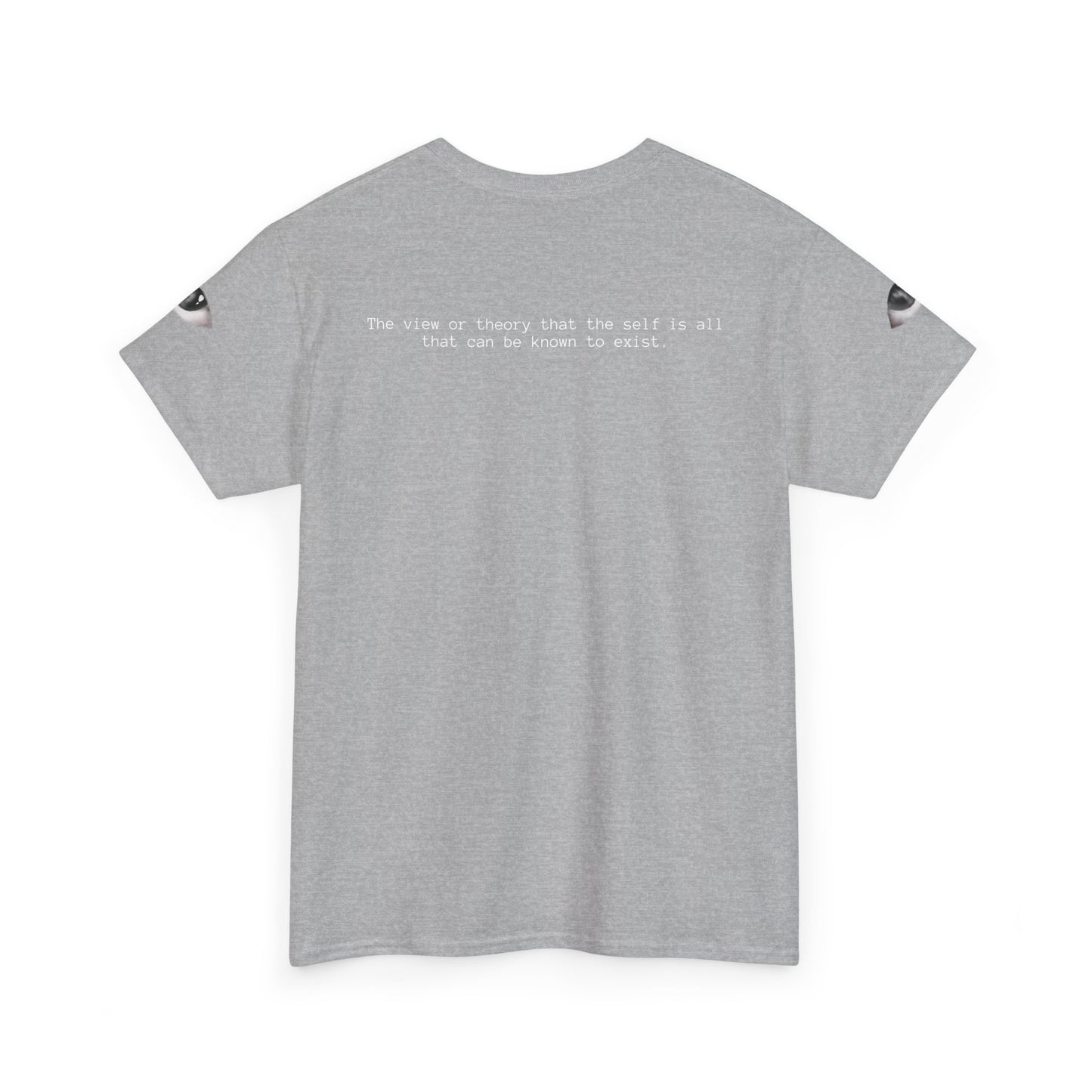 Monochrome Lip Print Tee | Repeated Text Pattern, Minimal Graphic Shirt