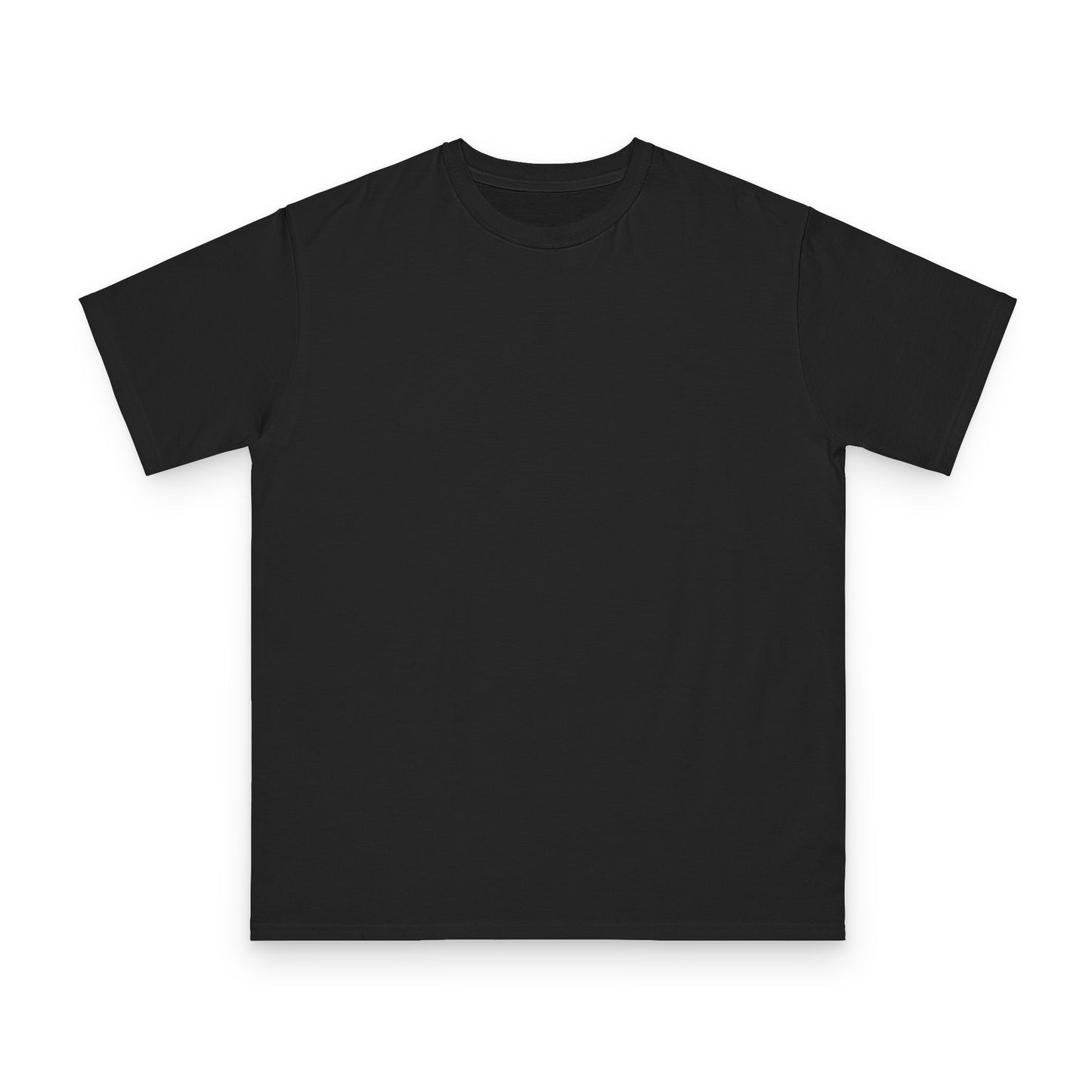Monochrome Eye with Repeated Text T-Shirt | Graphic Back Print