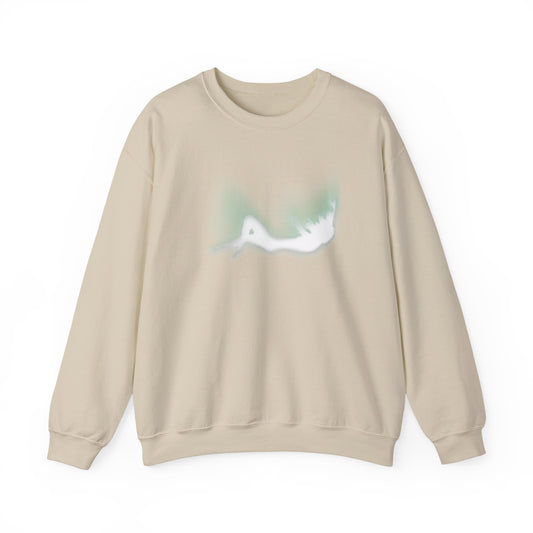 Minimal Ghost Illustration Sweatshirt | Soft Spooky Artwork