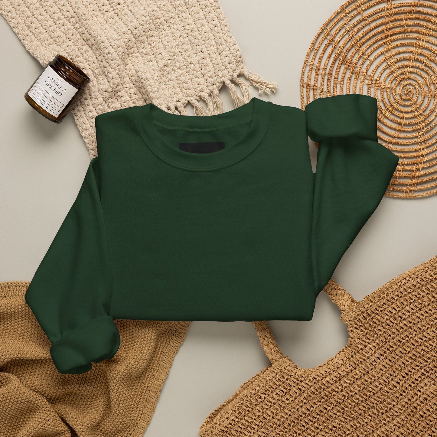 Life Update: we're soo back Crewneck Sweatshirt | Muscular Figure Graphic