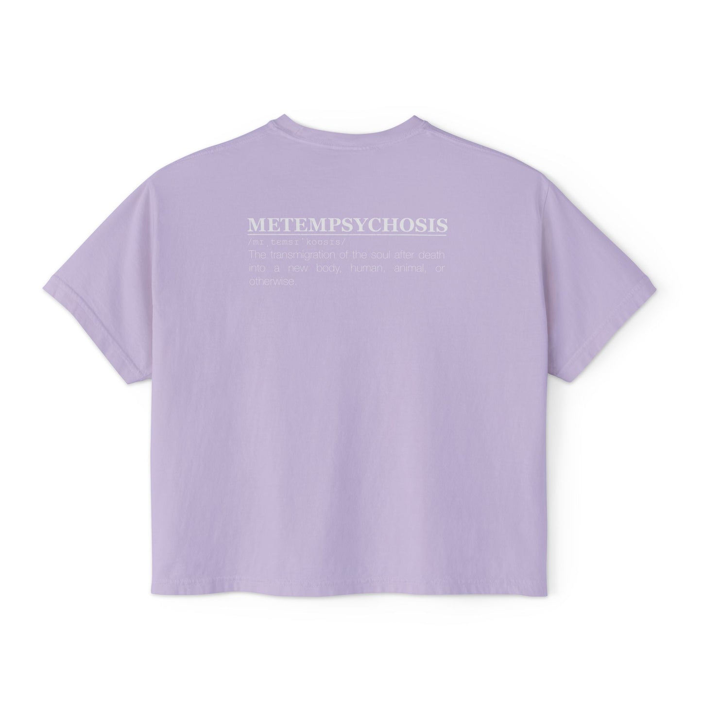 Metempsychosis snake and cocoon Women's Boxy Tee | philosophical graphic tee