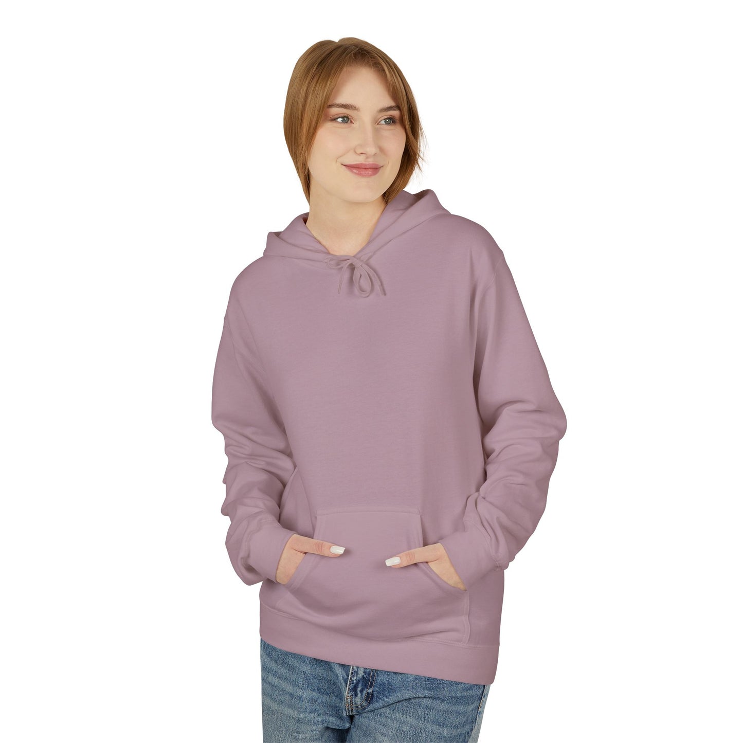 Sonder eye illustration Hoodie | Back graphic, neon pink text