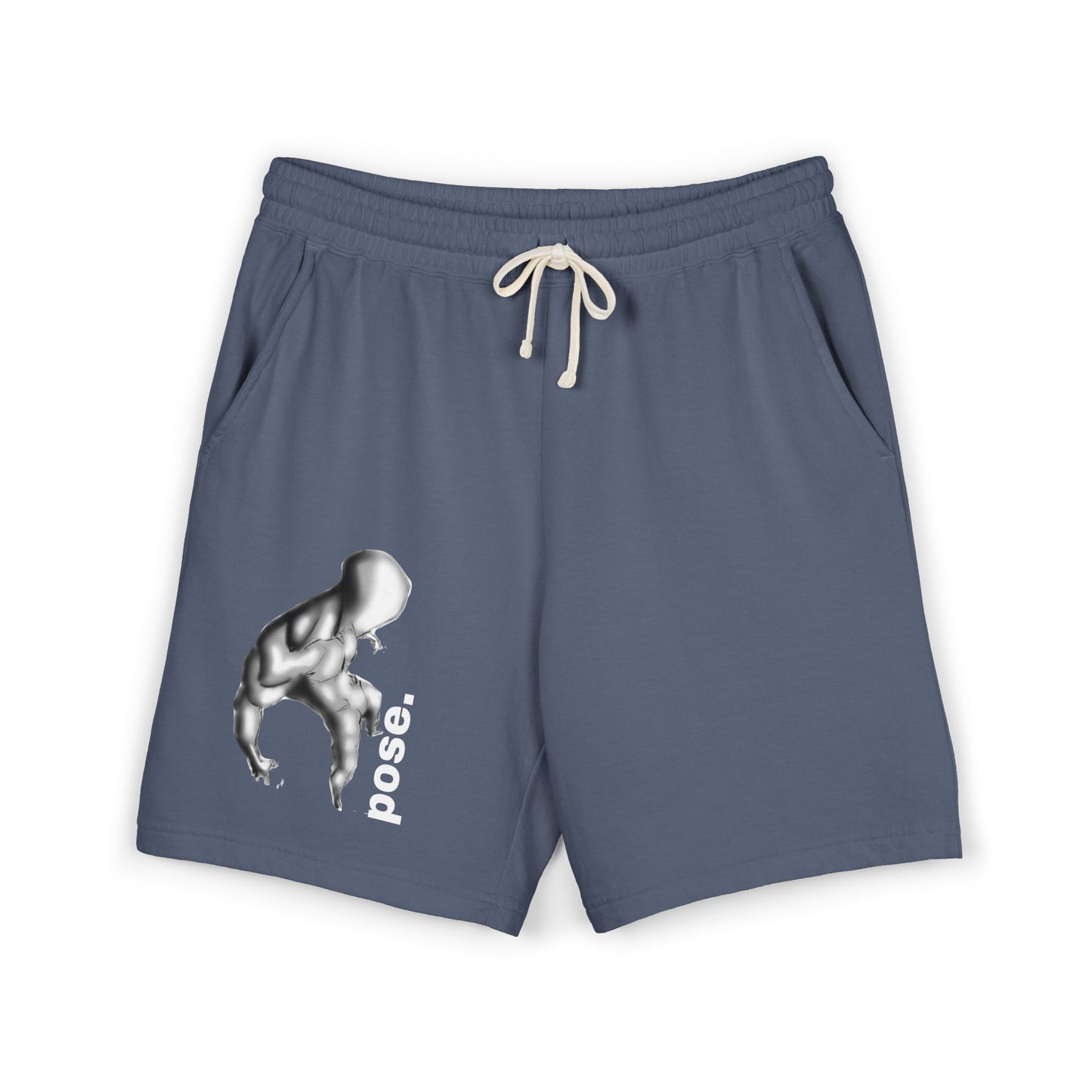 Abstract Figure Pose sweat shorts | Minimal Graphic