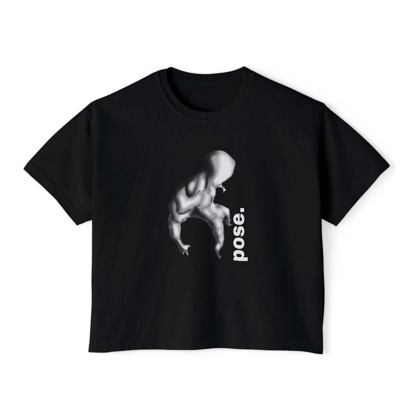 Surreal Sculpted Figure pose. Tee | Minimalist Art, Monochrome
