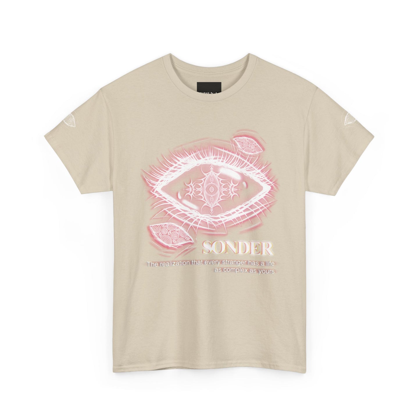 Sonder Gothic Eye T-Shirt | Unisex Aesthetic Graphic Tee | Dark Academia Alt Streetwear | Meaningful Art | Erena