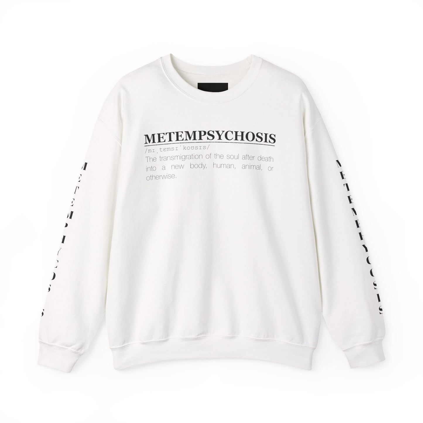 Metempsychosis Snake & Mirror Crewneck Sweatshirt