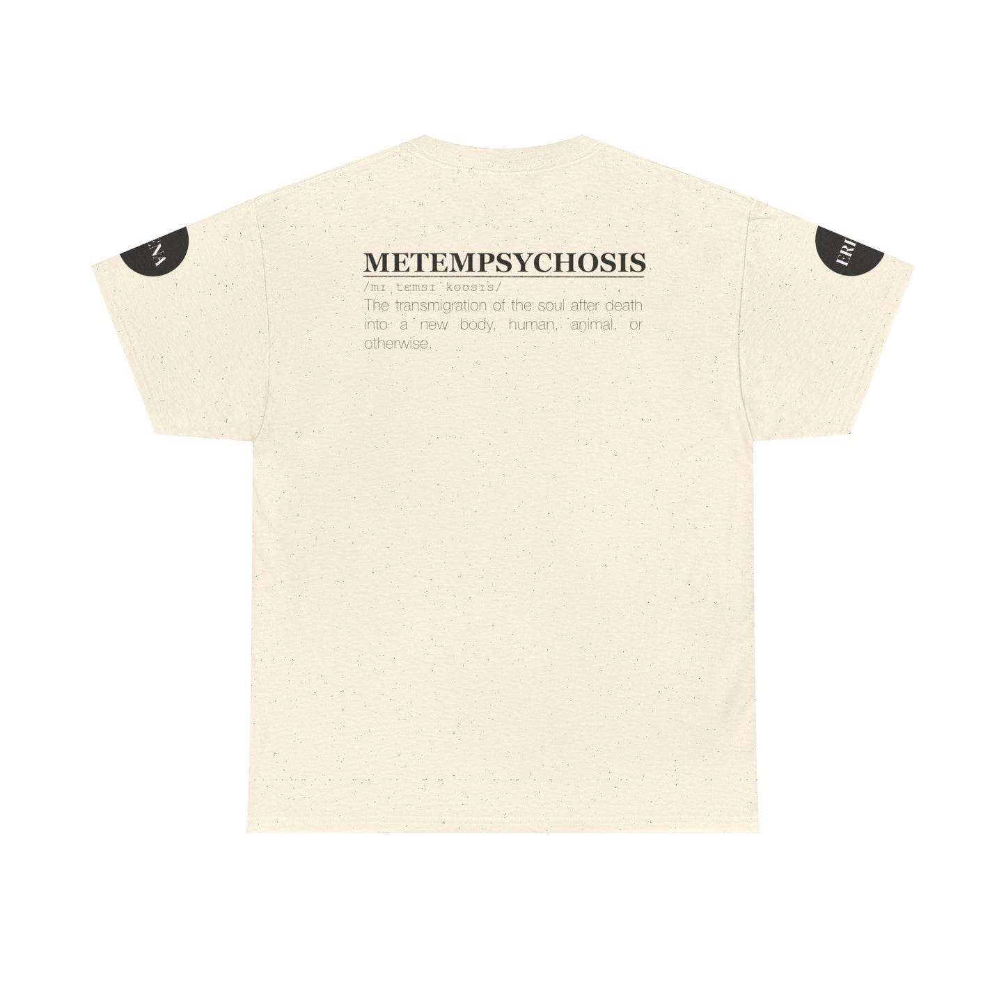 Metempsychosis Snake Illustration Tee | Monochrome Botanical Art