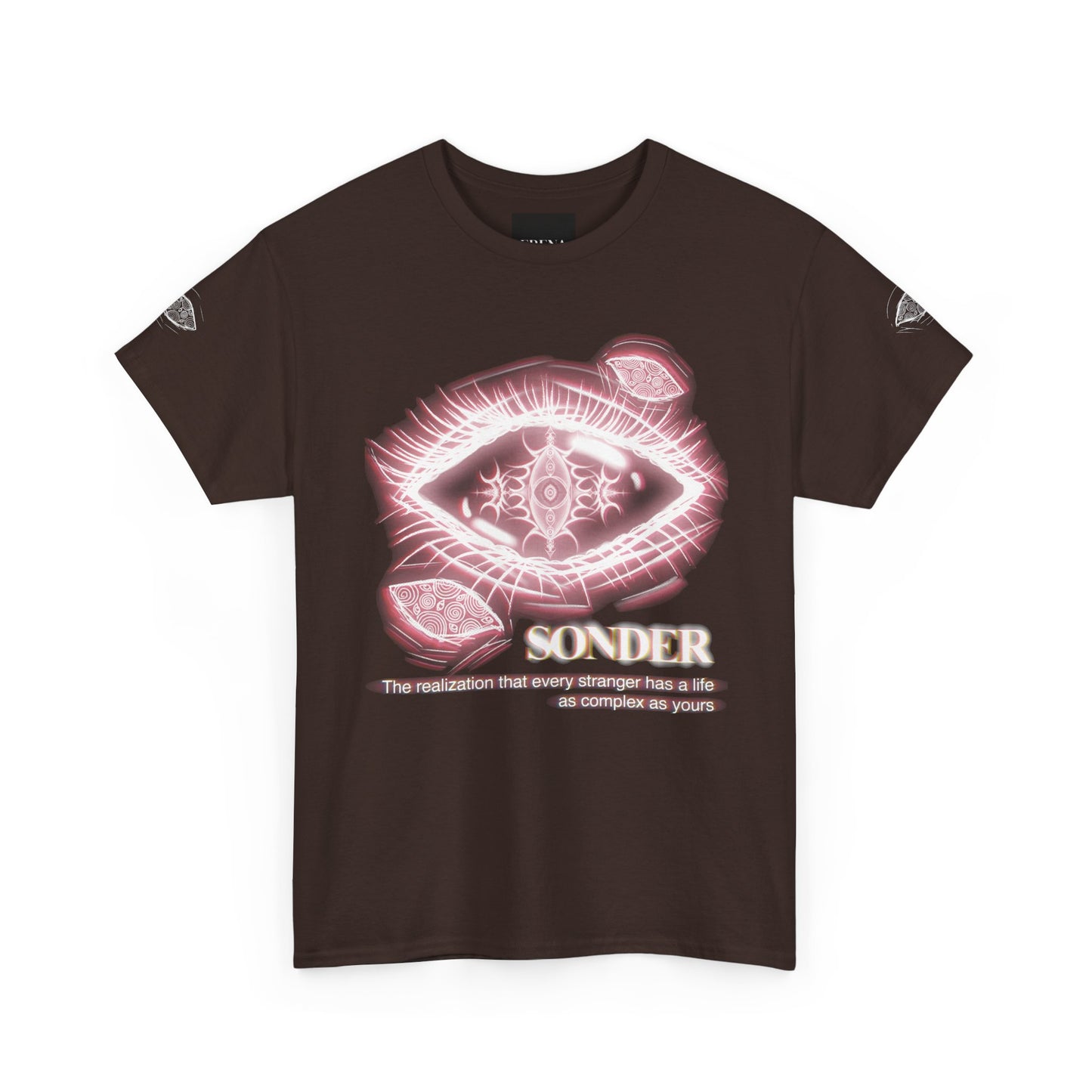 Sonder Gothic Eye T-Shirt | Unisex Aesthetic Graphic Tee | Dark Academia Alt Streetwear | Meaningful Art | Erena