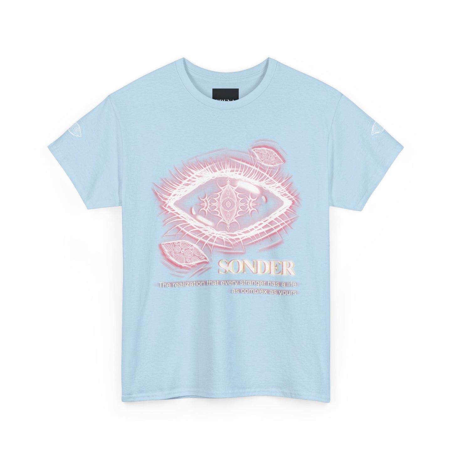 Sonder Gothic Eye T-Shirt | Unisex Aesthetic Graphic Tee | Dark Academia Alt Streetwear | Meaningful Art | Erena