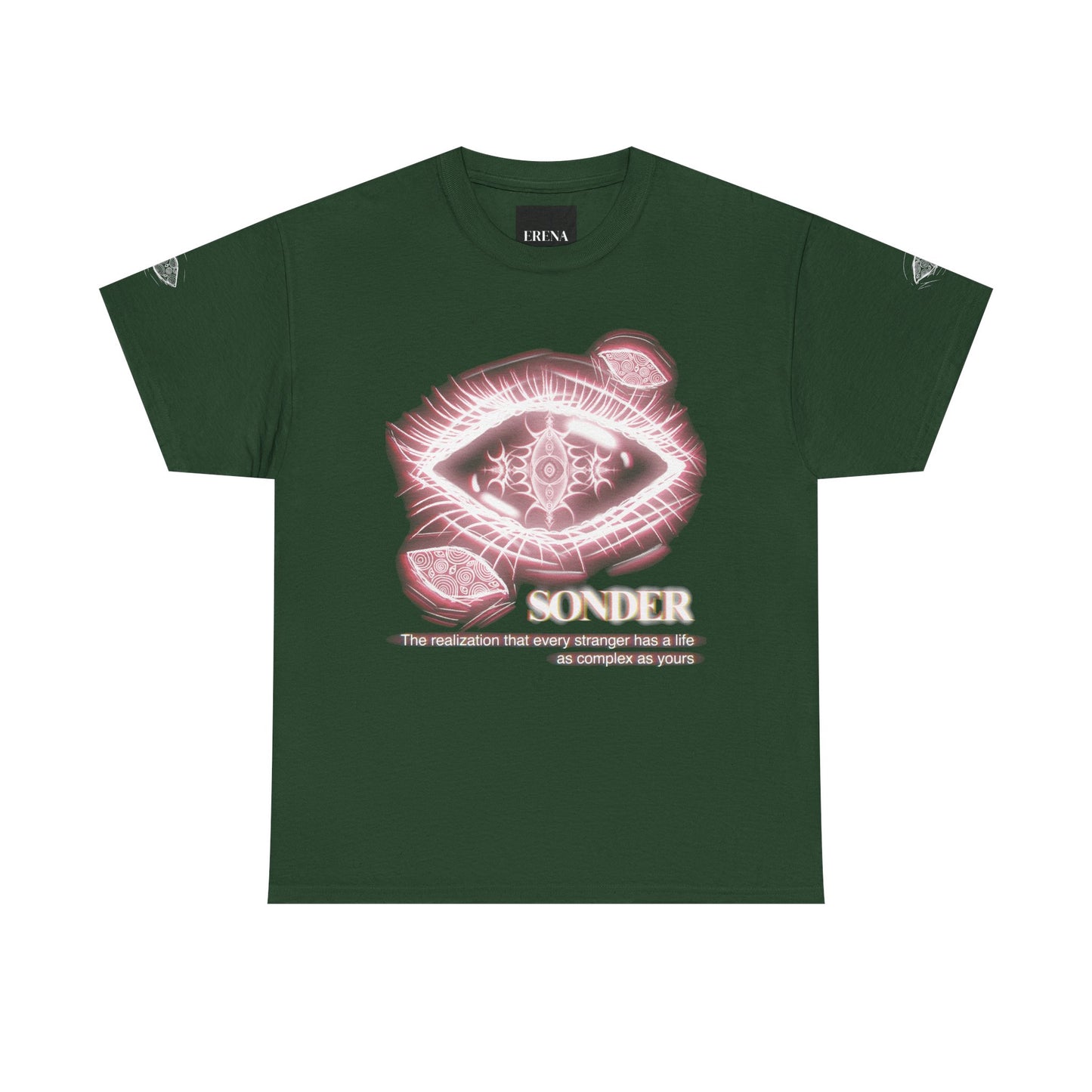 Sonder Gothic Eye T-Shirt | Unisex Aesthetic Graphic Tee | Dark Academia Alt Streetwear | Meaningful Art | Erena