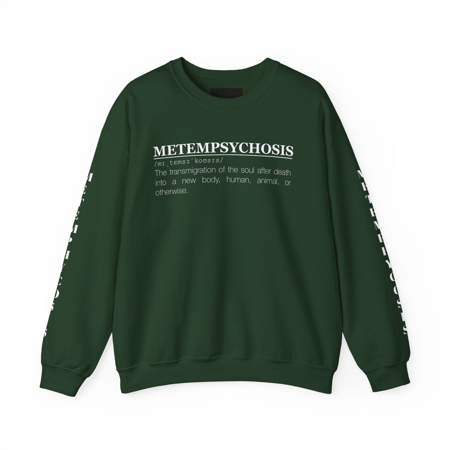 Metempsychosis Snake & Mirror Crewneck Sweatshirt
