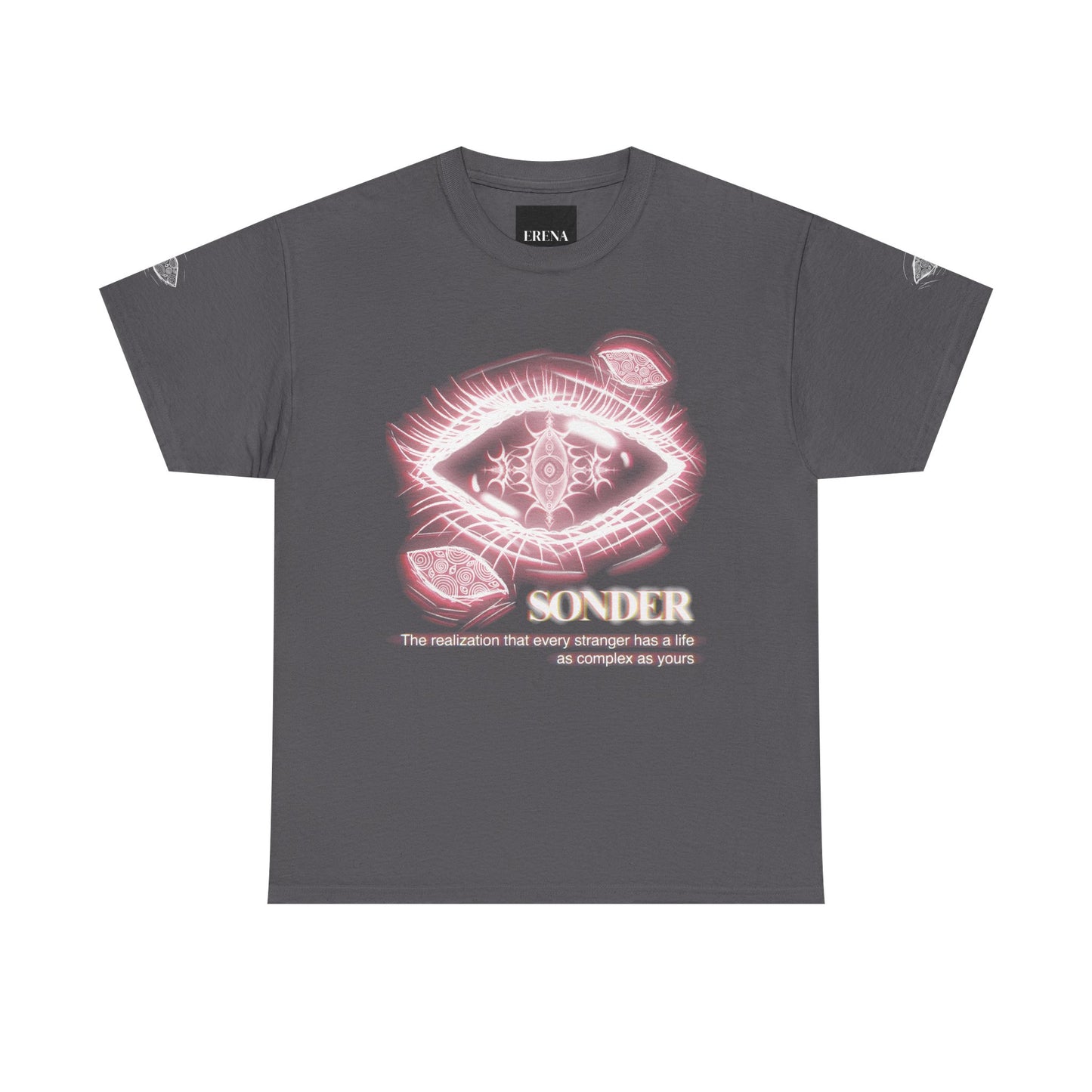Sonder Gothic Eye T-Shirt | Unisex Aesthetic Graphic Tee | Dark Academia Alt Streetwear | Meaningful Art | Erena