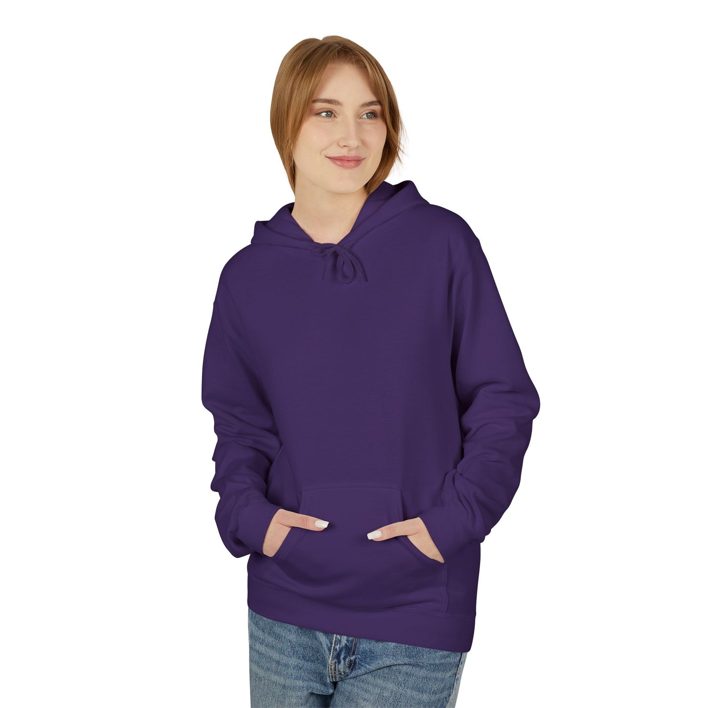 Sonder eye illustration Hoodie | Back graphic, neon pink text