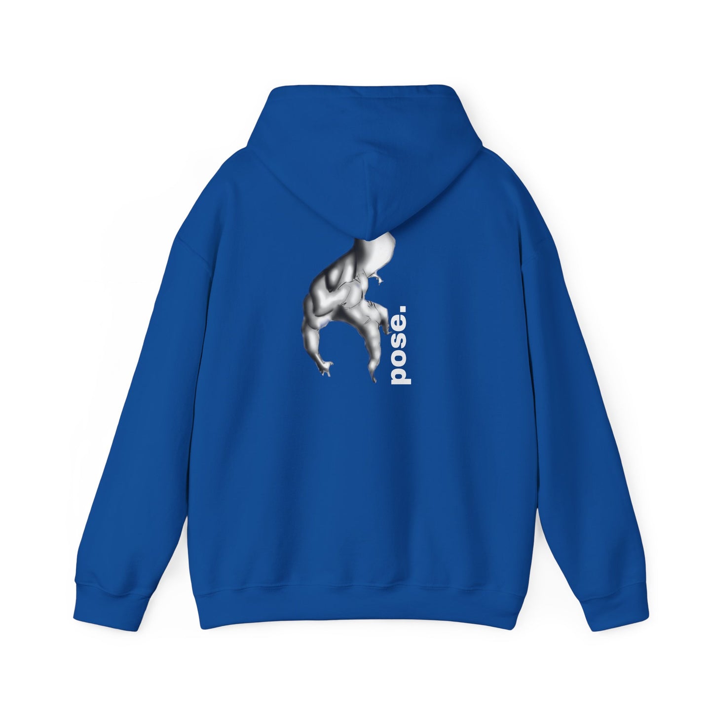 Gymnast Silhouette pose. Hoodie | Athletic Back Print