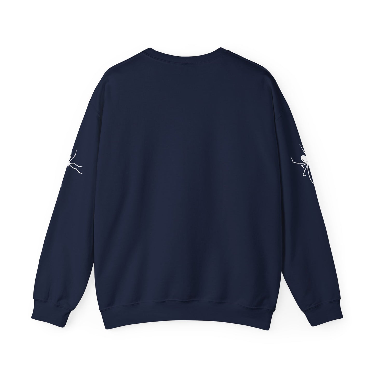 Snake Skull Illustration Crewneck Sweatshirt | Gothic Snake Sleeve Art