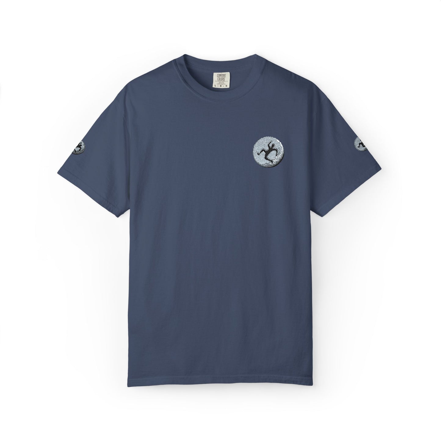 LIBERATION T-shirt | Small Chest & Sleeve Moon Artwork