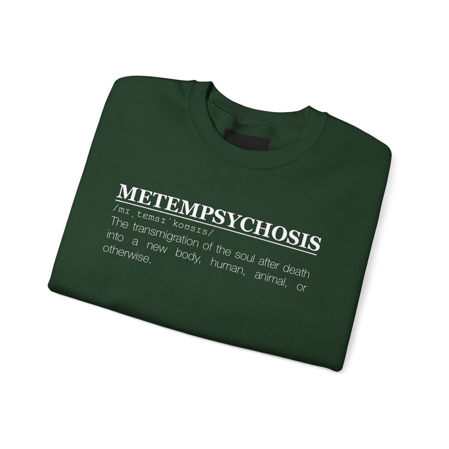 Metempsychosis Snake & Mirror Crewneck Sweatshirt