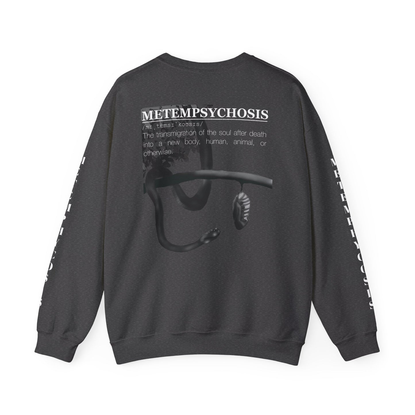 Metempsychosis Snake & Mirror Crewneck Sweatshirt
