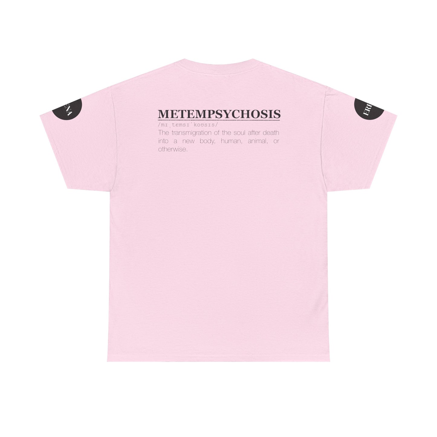 Metempsychosis Snake Illustration Tee | Monochrome Botanical Art