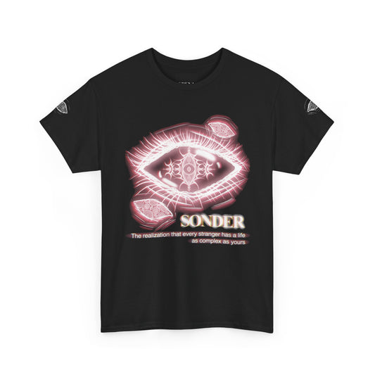 Sonder Gothic Eye T-Shirt | Unisex Aesthetic Graphic Tee | Dark Academia Alt Streetwear | Meaningful Art | Erena