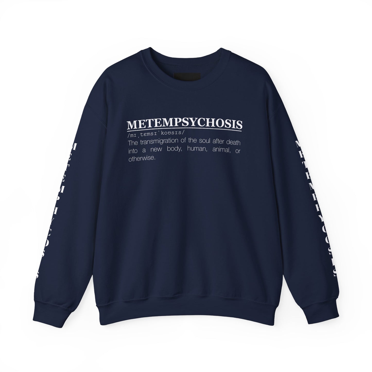 Metempsychosis Snake & Mirror Crewneck Sweatshirt