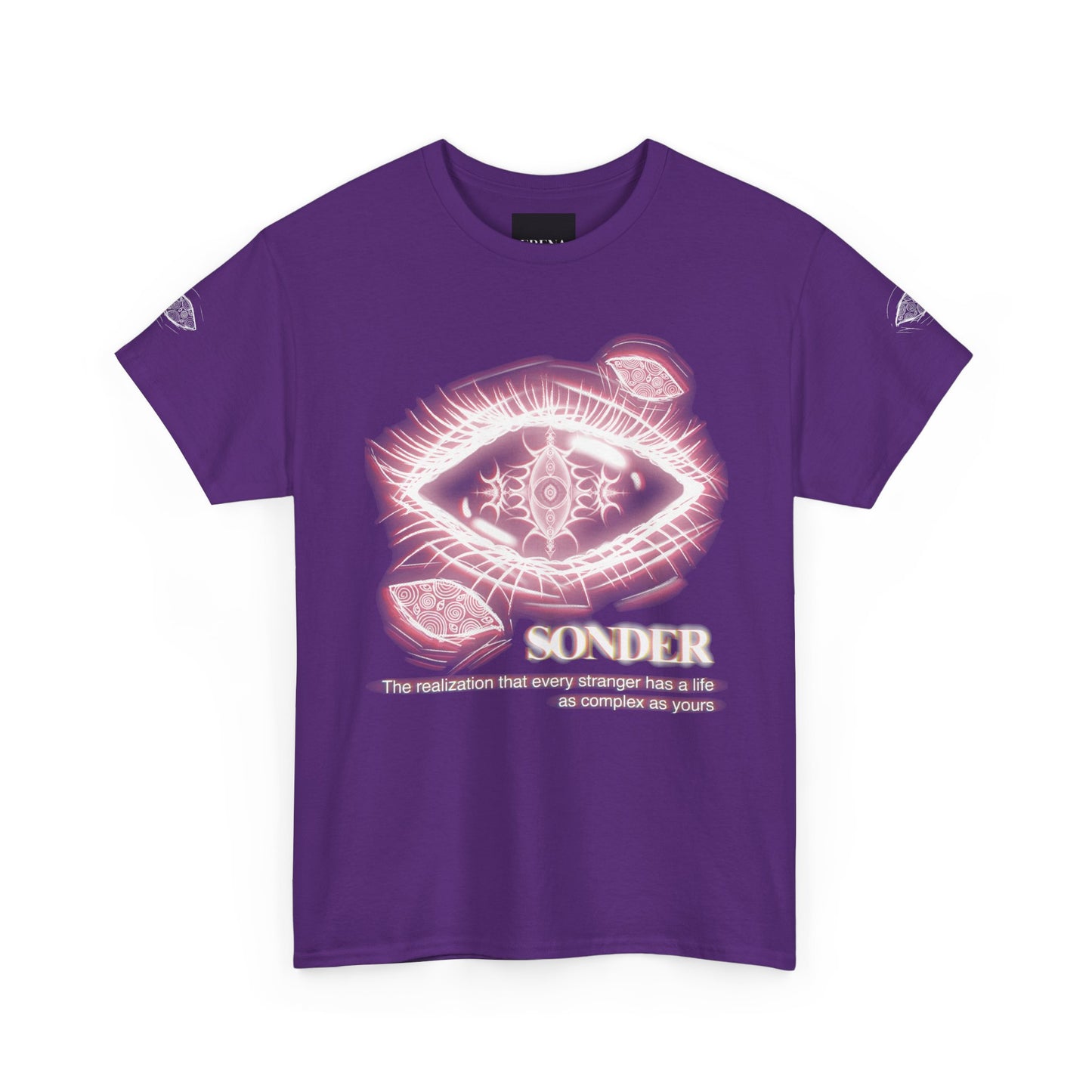 Sonder Gothic Eye T-Shirt | Unisex Aesthetic Graphic Tee | Dark Academia Alt Streetwear | Meaningful Art | Erena