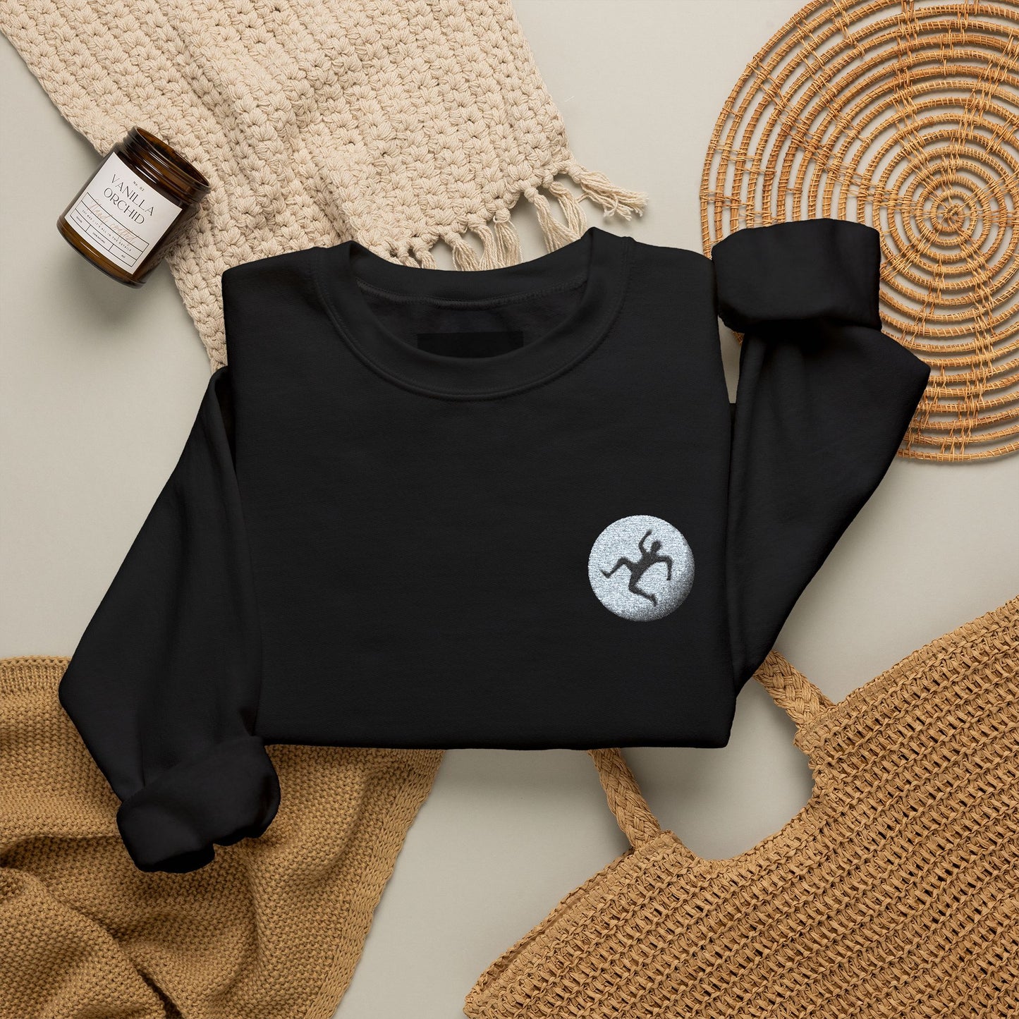LIBERATION Graphic Crewneck Sweatshirt | Small Chest & Sleeve Prints