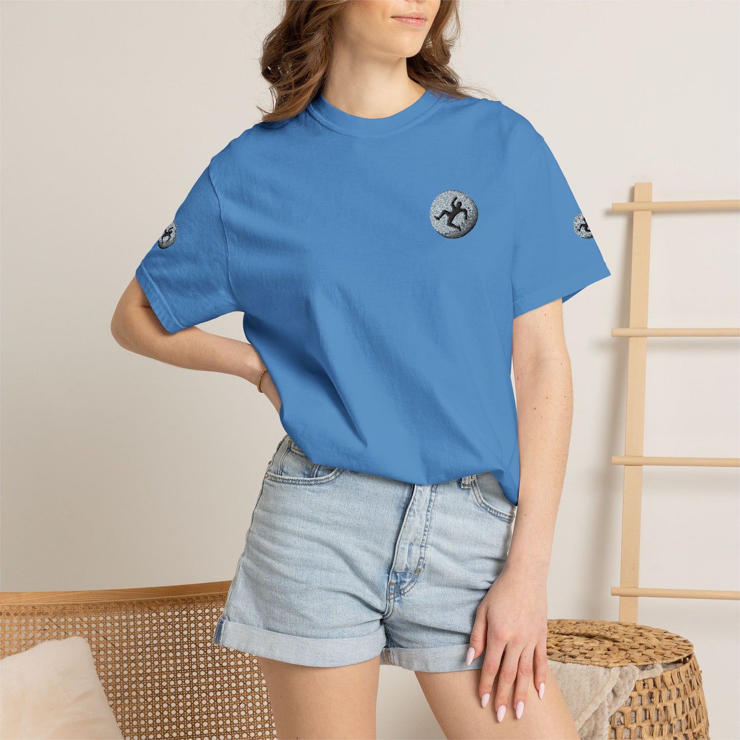 LIBERATION T-shirt | Small Chest & Sleeve Moon Artwork