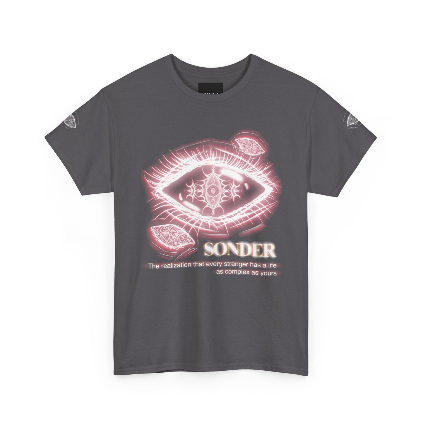 Sonder Gothic Eye T-Shirt | Unisex Aesthetic Graphic Tee | Dark Academia Alt Streetwear | Meaningful Art | Erena