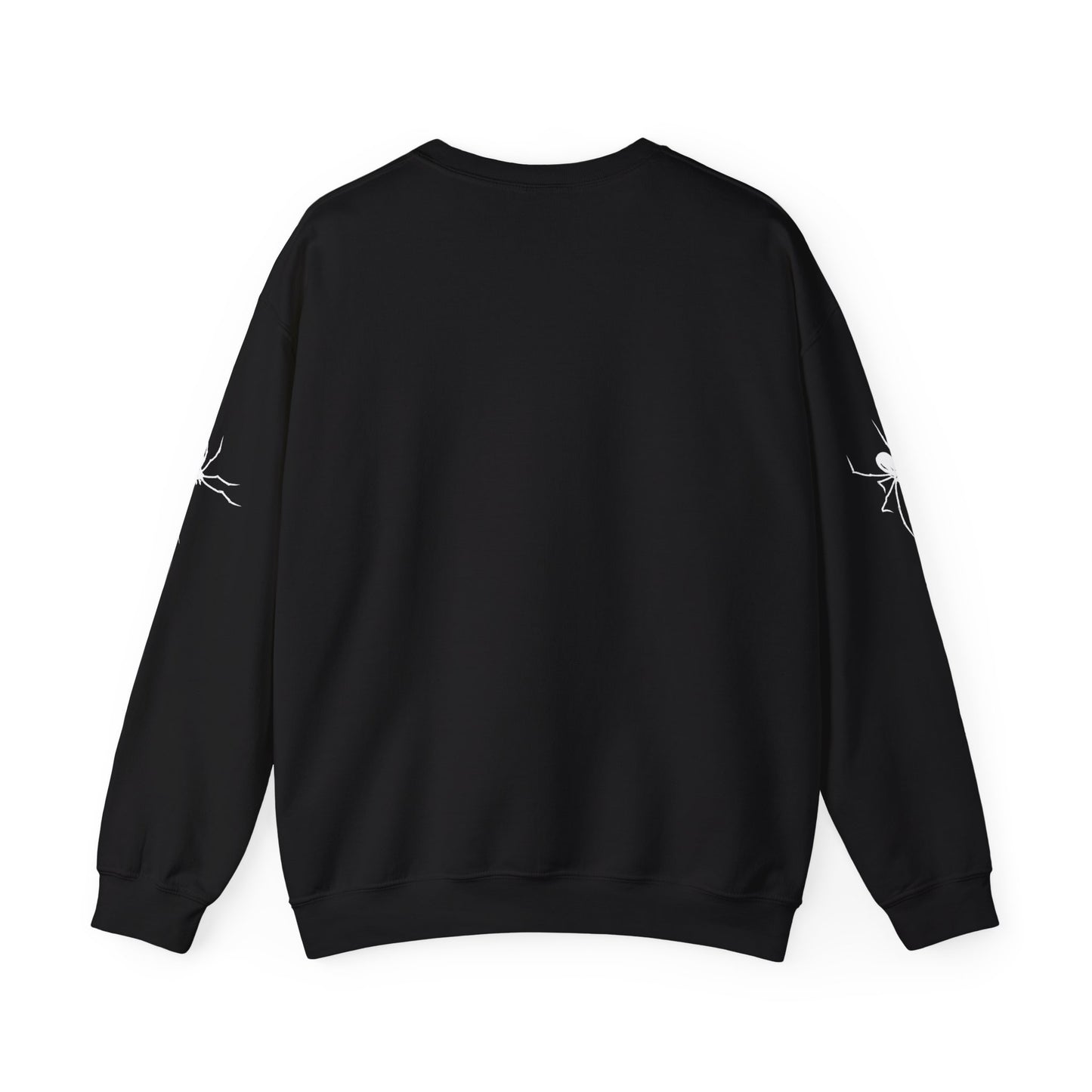 Snake Skull Illustration Crewneck Sweatshirt | Gothic Snake Sleeve Art